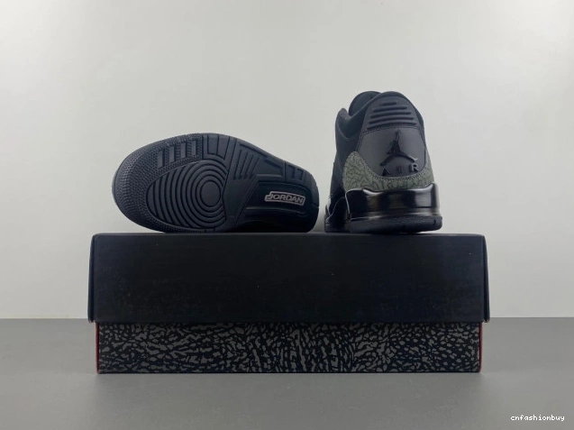 Retro CK9246-168 Jordan Air 3 Black Cat 1024
